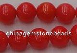 CCB126 15.5 inches 8mm round red coral beads strand wholesale