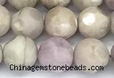 CCB1270 15 inches 10mm faceted kunzite gemstone beads