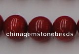 CCB129 15.5 inches 11mm round red coral beads strand wholesale