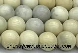 CCB1296 15 inches 8mm round ivory jasper beads