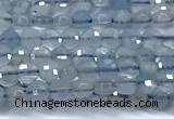 CCB1351 15 inches 2.5mm faceted coin aquamarine beads