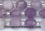 CCB1567 15 inches 5mm - 6mm faceted purple kunzite beads