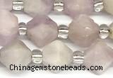 CCB1603 15 inches 10mm faceted kunzite gemstone beads