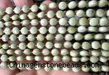 CCB1789 15 inches 6mm faceted coin Alashan jasper beads