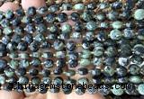 CCB1799 15 inches 6mm faceted coin kambaba jasper beads