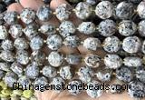 CCB2339 15 inches 12mm faceted coin yooperlite flame jasper beads