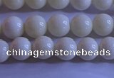 CCB301 15.5 inches 6mm round white coral beads wholesale