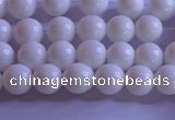 CCB400 15.5 inches 4mm round white tridacna beads wholesale