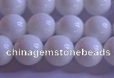 CCB403 15.5 inches 10mm round white tridacna beads wholesale