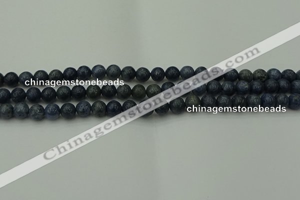 CCB450 15.5 inches 4mm round blue coral beads wholesale