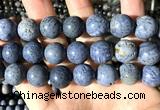 CCB464 15 inches 12mm round blue coral beads