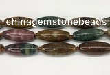 CCB782 15.5 inches 15*38mm - 16*40mm rice ocean agate beads
