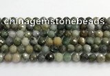 CCB794 15.5 inches 8mm faceted round jade gemstone beads wholesale