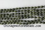 CCB803 15.5 inches 4*6mm rice gemstone beads wholesale