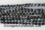 CCB806 15.5 inches 4*6mm rice dumortierite gemstone beads wholesale