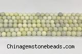 CCB829 15.5 inches 8mm round ivory jasper gemstone beads wholesale