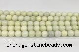 CCB830 15.5 inches 10mm round ivory jasper gemstone beads wholesale