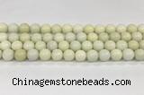 CCB831 15.5 inches 12mm round ivory jasper gemstone beads wholesale