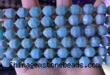 CCB840 15.5 inches 9*10mm faceted amazonite beads wholesale