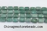 CCB891 11*15mm-12*16mm faceted cuboid Amazonite beads wholesale