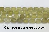 CCB895 11*15mm-12*16mm faceted cuboid quartz beads wholesale