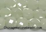 CCB904 15.5 inches 8*8mm faceted square luminous beads