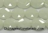 CCB933 15.5 inches 8*10mm faceted oval luminous beads