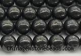 CCB964 15 inches 4mm round shungite gemstone beads wholesale