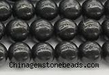 CCB965 15 inches 6mm round shungite gemstone beads wholesale