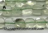 CCB973 15.5 inches 6*6mm faceted square prehnite beads