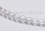 CCC01 15 inches 6mm round white crystal beads Wholesale