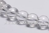 CCC03 15 inches 10mm round white crystal beads Wholesale