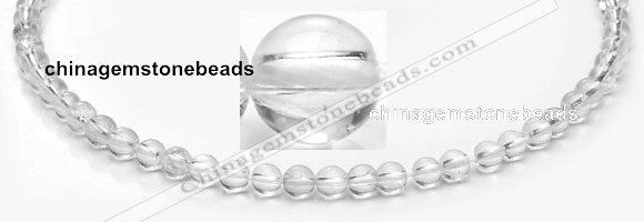 CCC06 15.5 inches 6mm round white crystal beads Wholesale