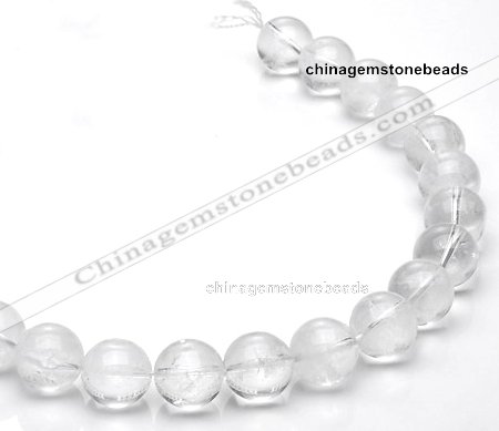 CCC10 15.5 inches 16mm round white crystal beads Wholesale