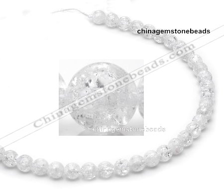 CCC14 grade A 8mm round white crystal beads Wholesale