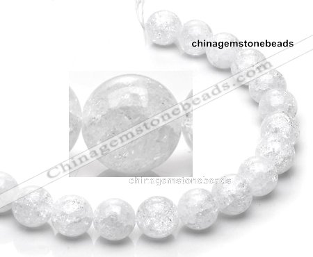 CCC18 16mm round grade A white crystal beads Wholesale