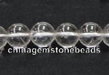 CCC204 15.5 inches 12mm round grade AB natural white crystal beads