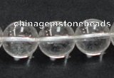 CCC206 15.5 inches 16mm round grade AB natural white crystal beads