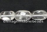 CCC222 10*16mm nugget grade AB natural white crystal beads