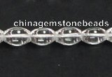 CCC238 9*13mm rice grade A natural white crystal beads wholesale