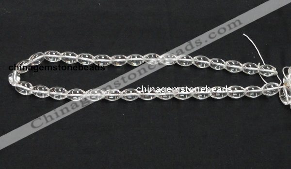 CCC238 9*13mm rice grade A natural white crystal beads wholesale