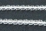 CCC258 15.5 inches 6mm round grade A natural white crystal beads