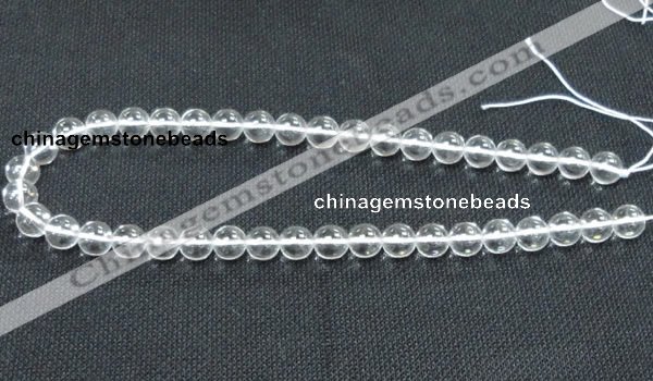 CCC259 15.5 inches 10mm round grade A natural white crystal beads