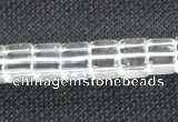 CCC260 15.5 inches 8*8mm cube grade A natural white crystal beads