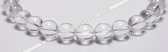 CCC32 15.5 inches 18mm round synthetic white crystal beads