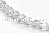 CCC35 15.5 inches 4mm round white crystal beads Wholesale