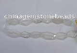 CCC755 15.5 inches 18*25mm - 25*35mm freeform white crystal beads