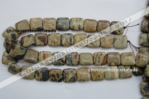 CCD02 15.5 inches 20*20mm square cordierite beads wholesale