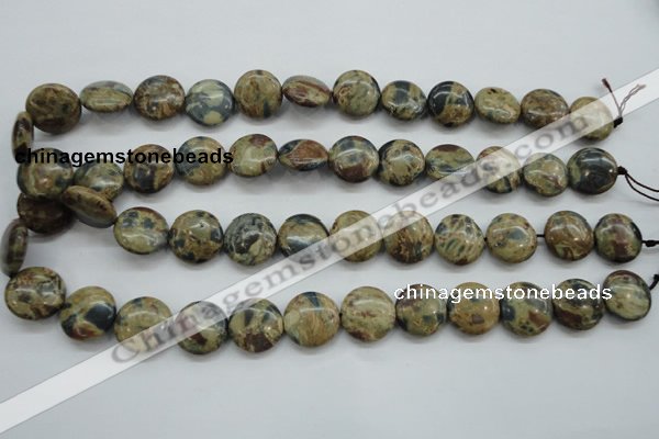 CCD03 15.5 inches 16mm flat round cordierite beads wholesale