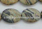 CCD06 15.5 inches 18*25mm oval cordierite beads wholesale